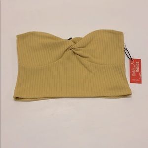 Women’s Forever 21 Yellow Tube Top